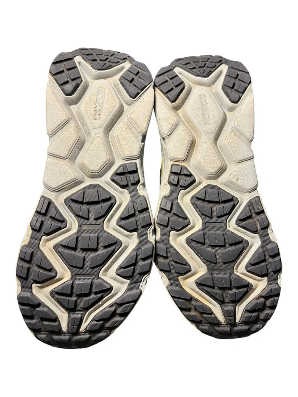 Hoka One One Black and Coral Trail Running Shoes